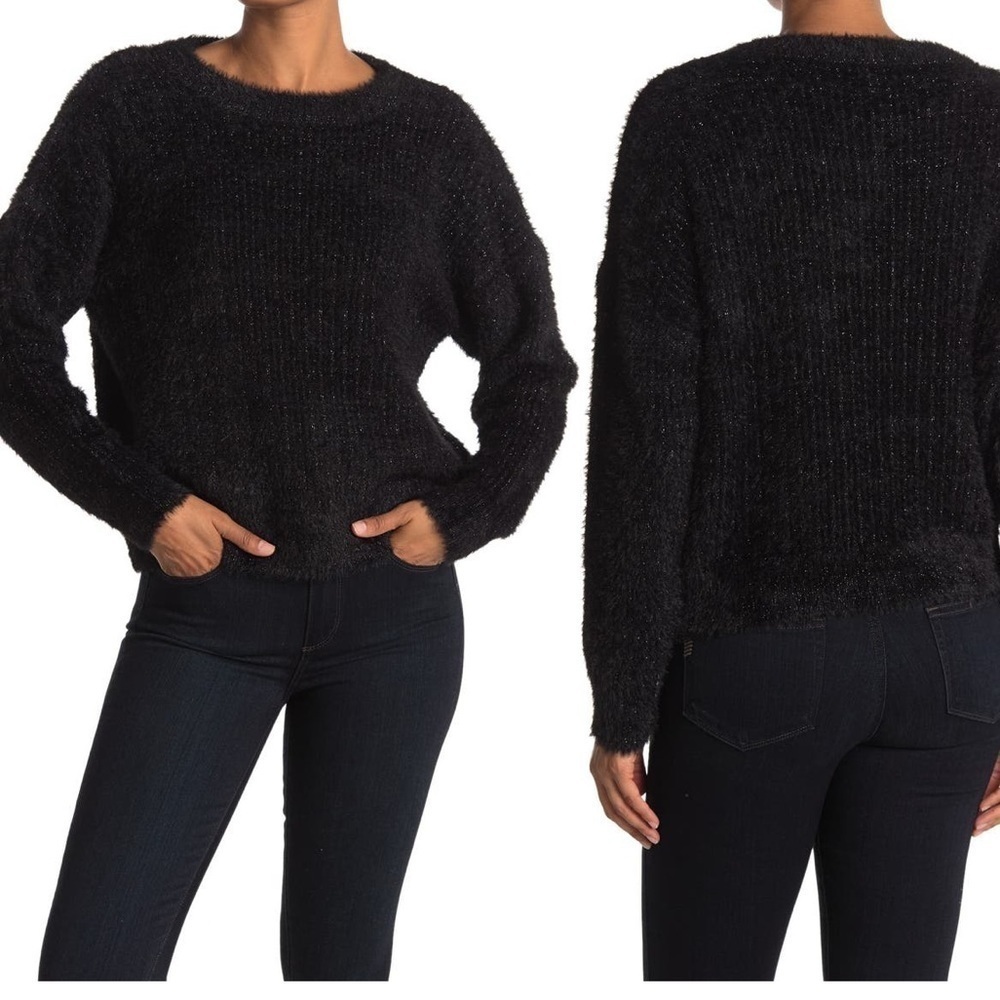 CROPPED crewneck sweater from FRNCH. NWT